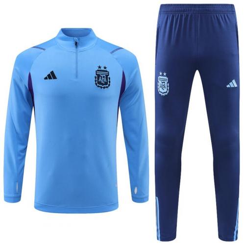 Sudadera Entrenamiento FC Argentina Azul Claro 22 23 Baratas